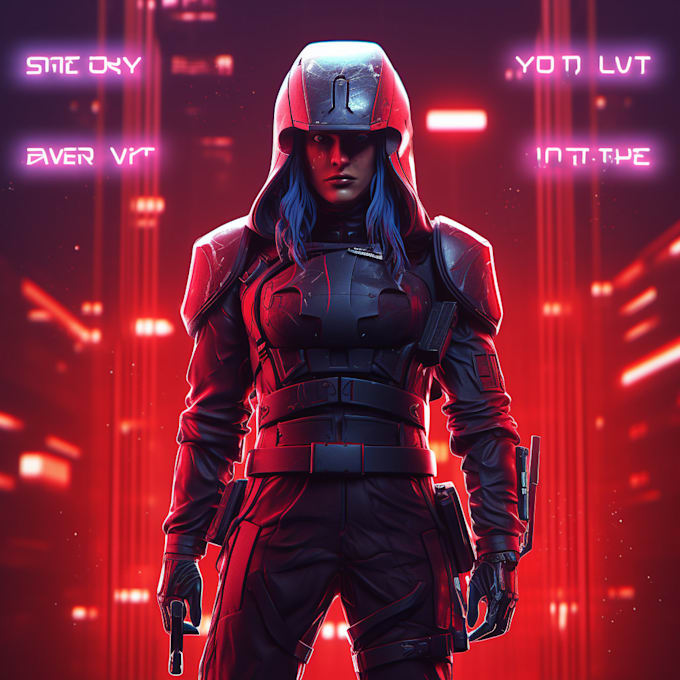 design sci fi art and character illustration