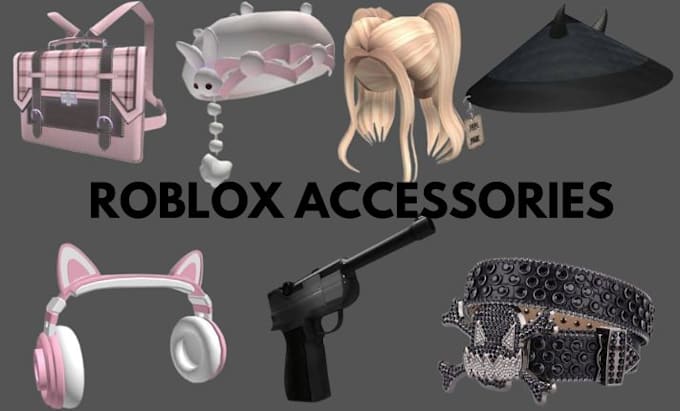 create a unique and quality 3d roblox accessories