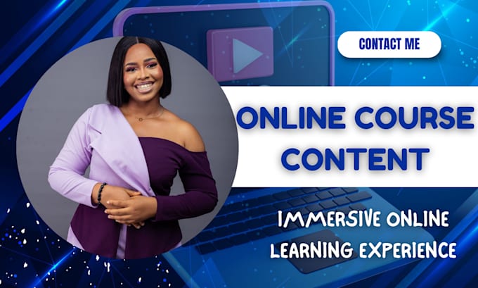 create online course content for online course, course creation, course content