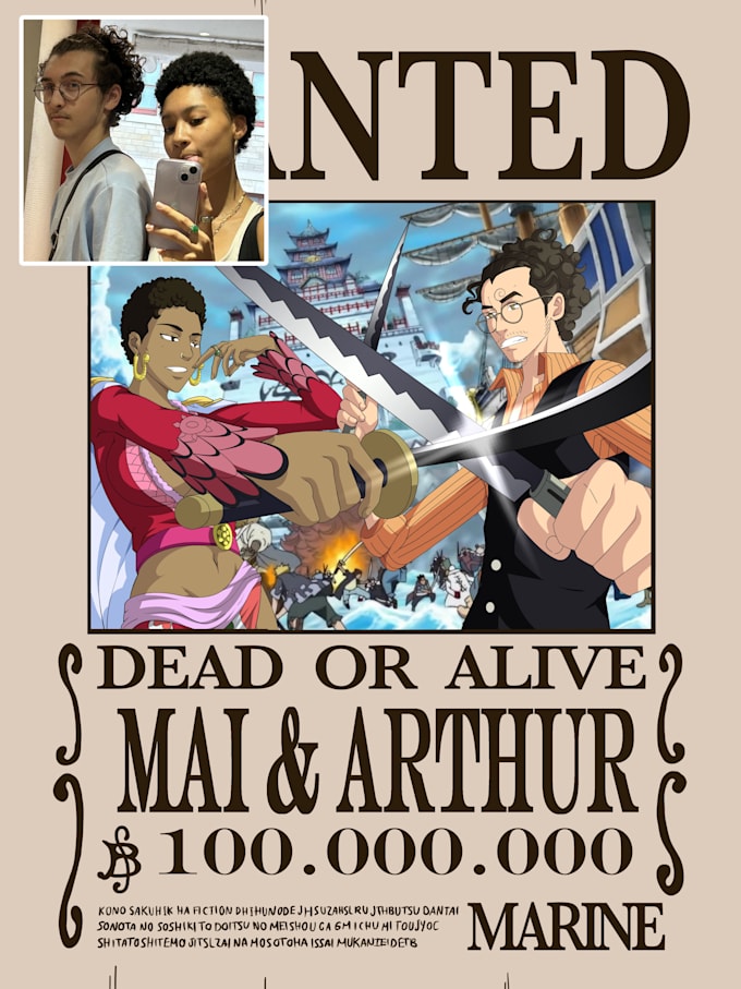 your portrait in one piece wanted