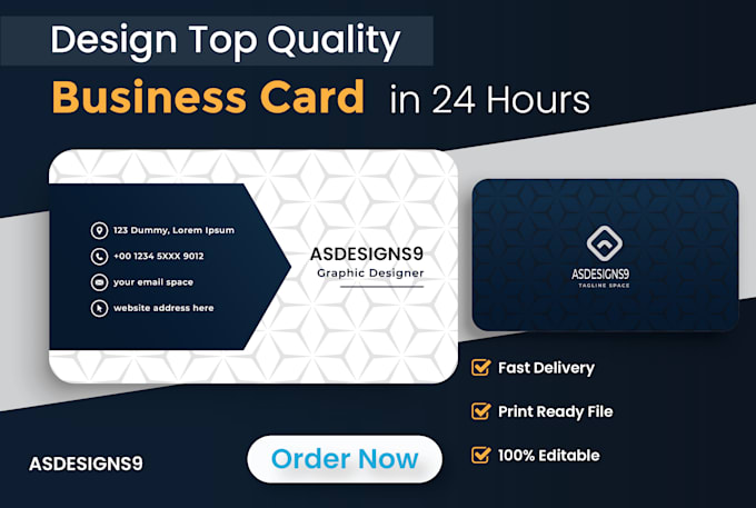 create a luxury professional business card with a qr code