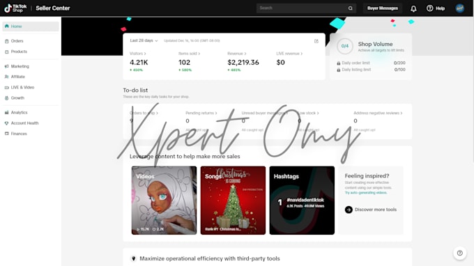 manage tiktok shop, tiktok store virtual assistant