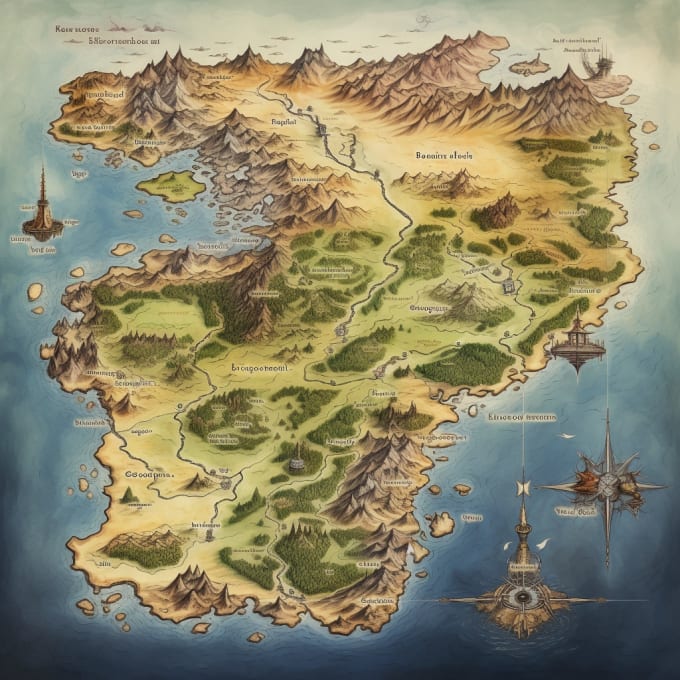 Erstellen sie ihre fantasy karte weltkarte battlemap f r dnd usw