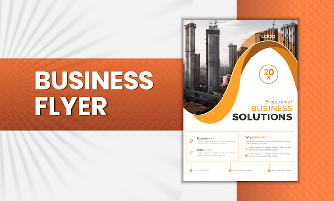 create professional business flyer leaflet design