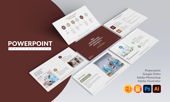 design custom powerpoint templates and business presentation slides