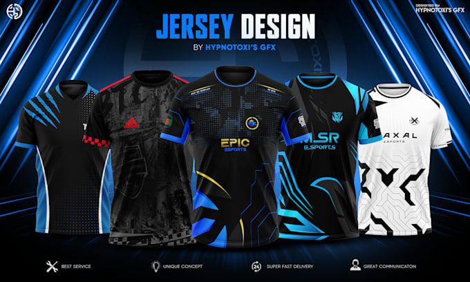 make custom jersey design with printable file for you