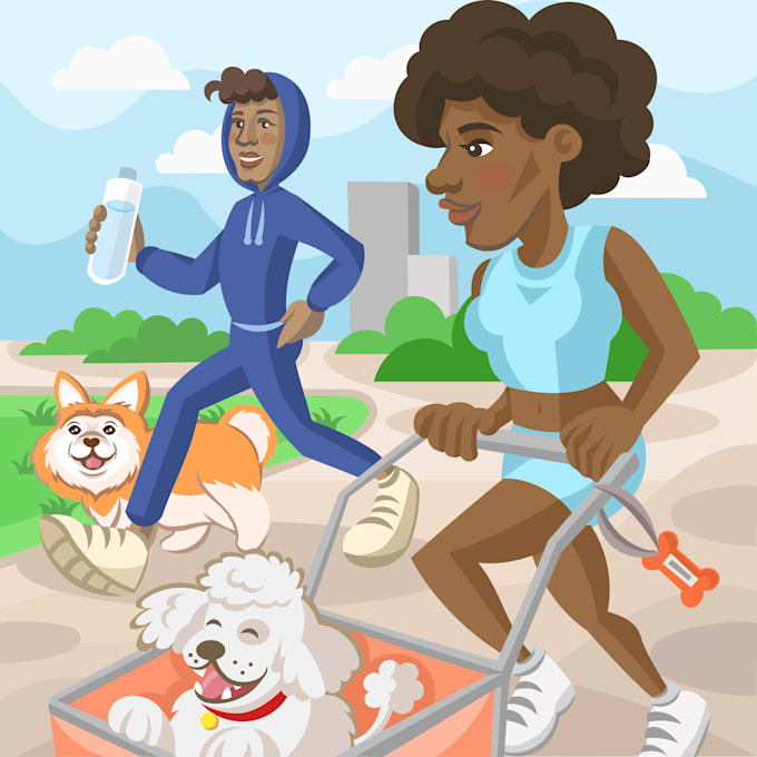 create vector clip art and illustration for you