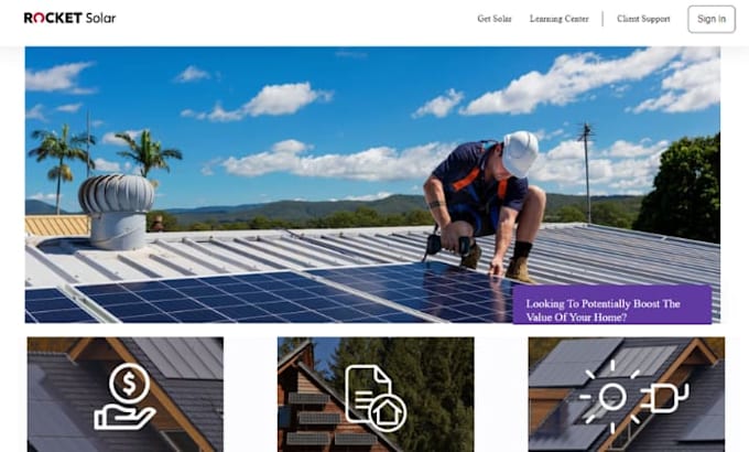 design solar website and generates high converting of your business needs