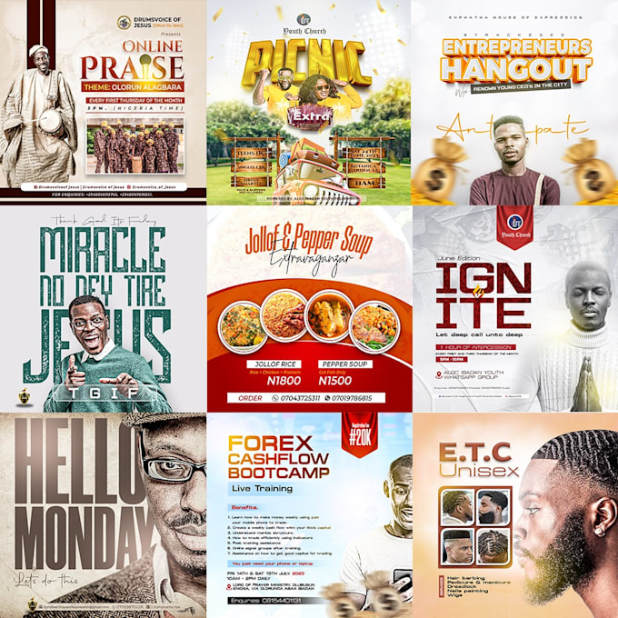Create amazing church flyer , event flyer designs by Saqlainniazi999 ...
