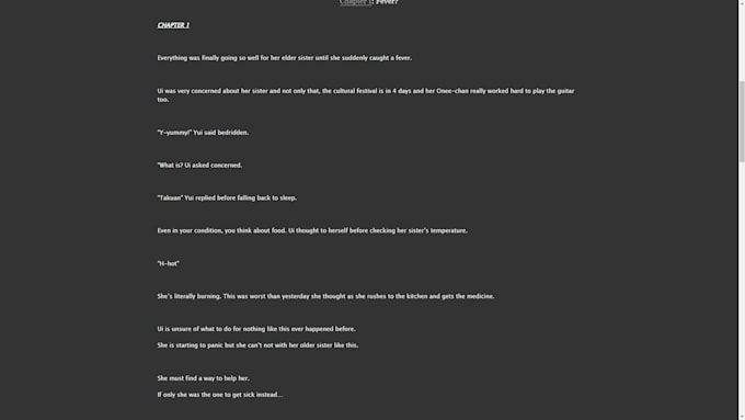 write an anime fanfic for you