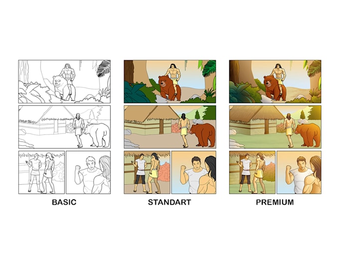 draw comic or manga for you