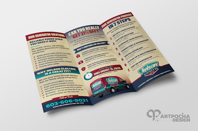 design a professional brochure for your business
