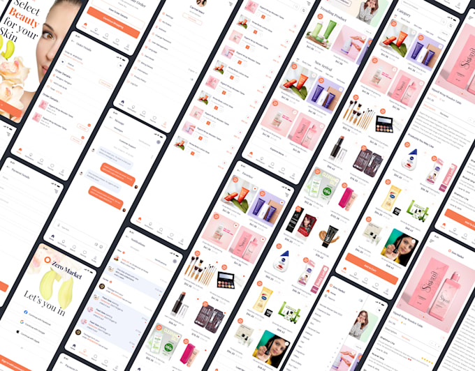 Design unique ecommerce mobile app screens ui ux in figma by Habibur02 ...