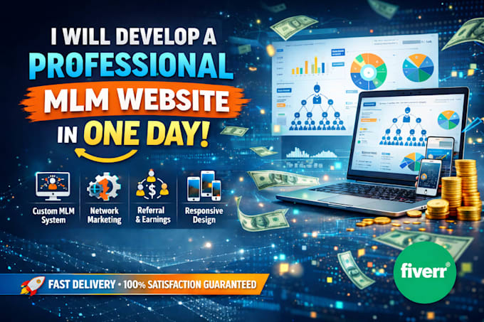 develop a professional MLM website in one day