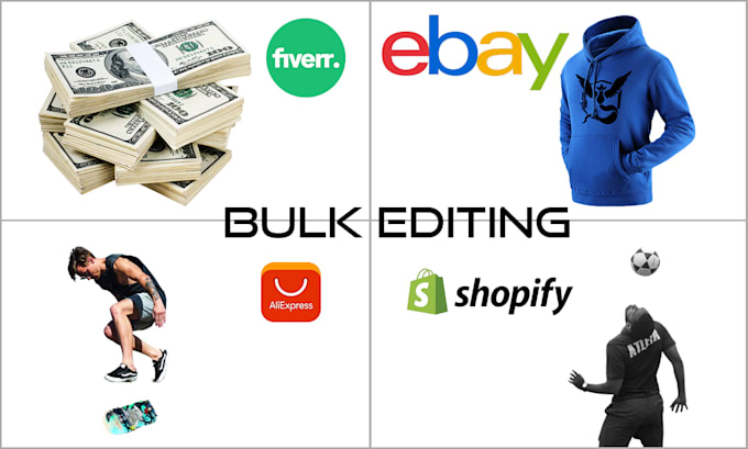 do bulk image background removal and photoshop editing