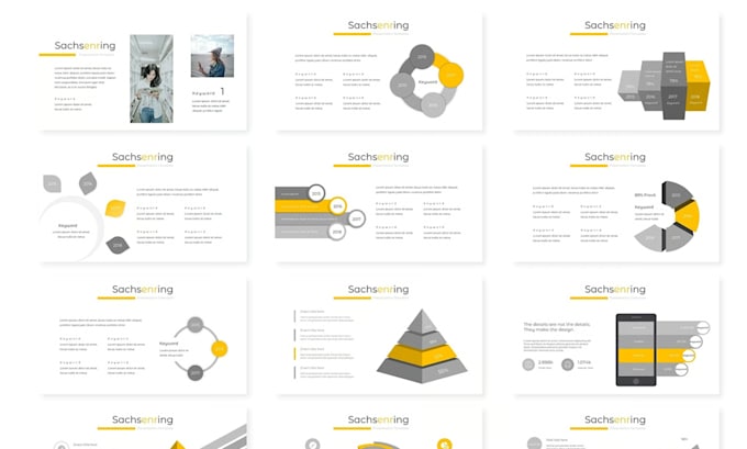 design an animated powerpoint presentation and pitch deck