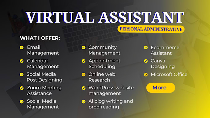 be your virtual assistant personal or business
