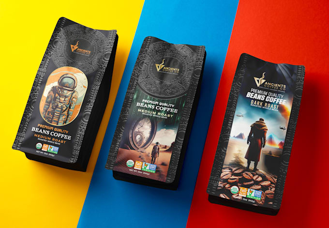 create exceptional coffee pouch and tea packaging design