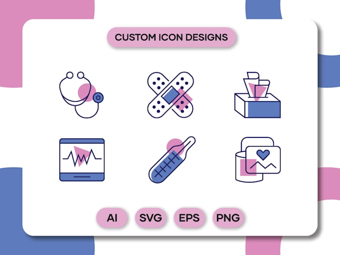 Design custom icon set by Jumani_7 | Fiverr