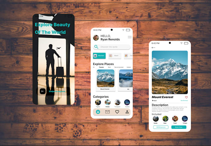 do UI UX design for your mobile apps in figma