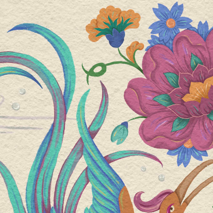 make ornament illustration, pattern
