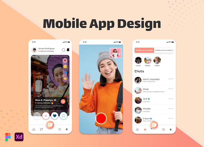 design app screens UI UX designing figma prototype
