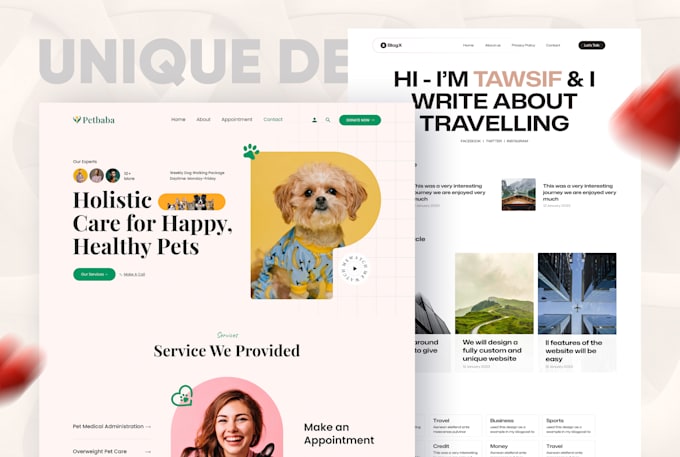 do trendy website ui in figma