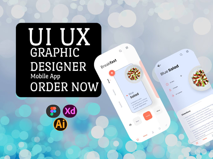 Create ui ux design, mobile app,website design, dashboard design, by ...