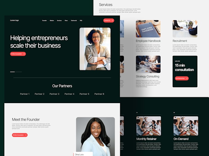 build a website for your business