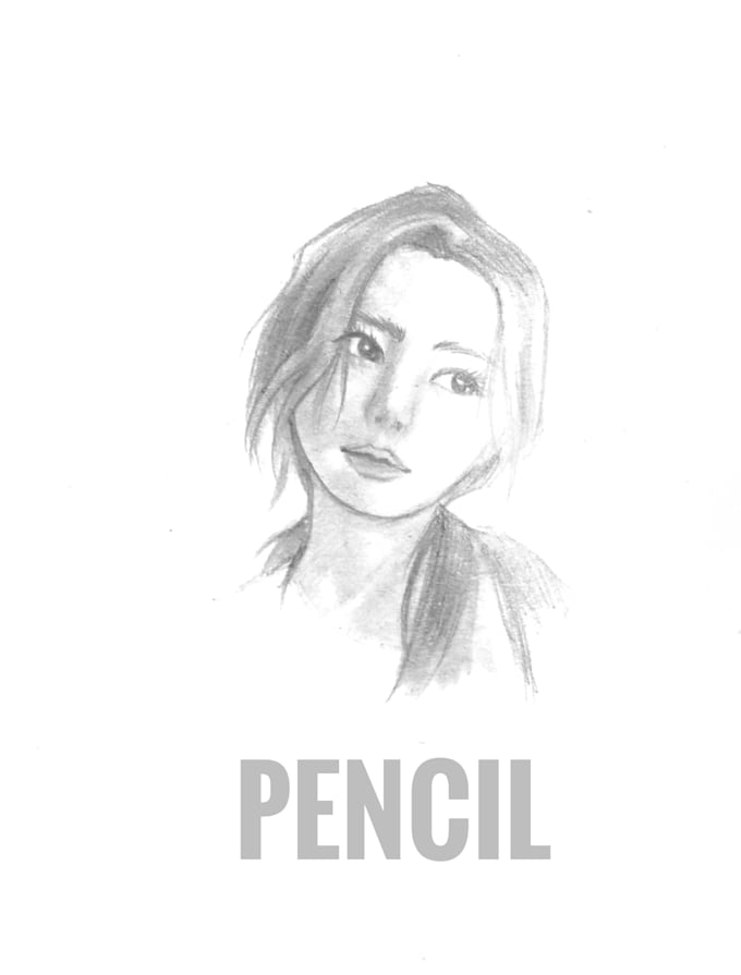 draw portraits traditionally in pen, pencil, watercolor