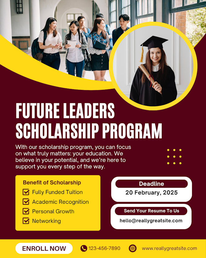 create a professional school admission form