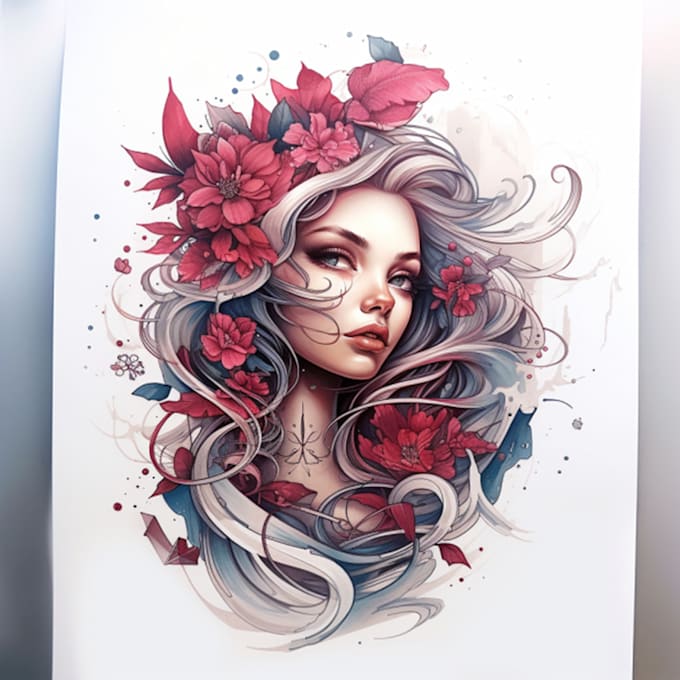 create original custom tattoo design for you