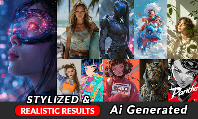 create amazing realistic custom ai images