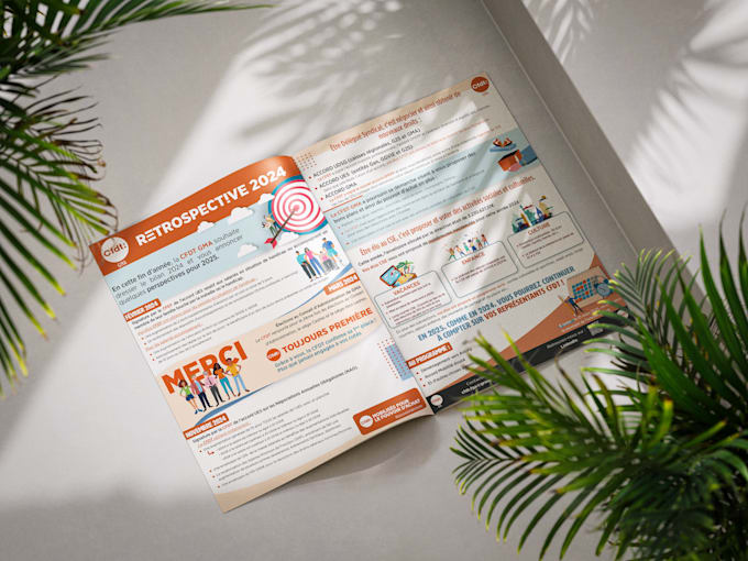 design a brochure, a booklet, a catalog, a sales sheet