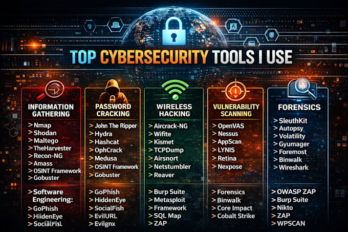 Cybersecurity, penetration testing, and technical tasks with detailed ...