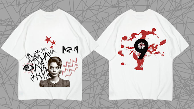 make tshirt design in modern streetwear style