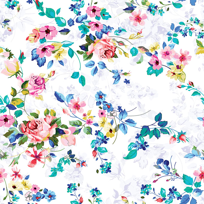 design seamless, floral, unique, pattern, textile print and packaging design