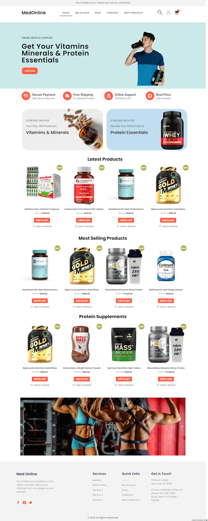 design multivendor ecommerce woocommerce wordpress website