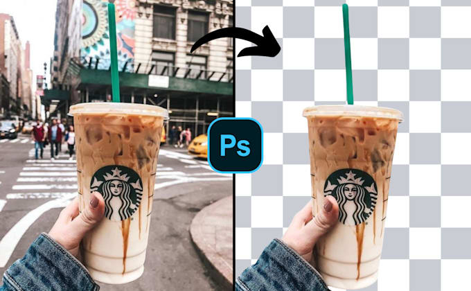 cut out images removing anything in photoshop