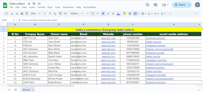 do data entry, copy paste, web research and PDF convert