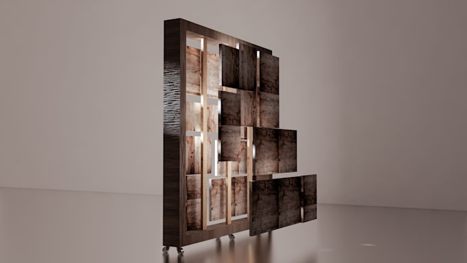 design and render custom partition units