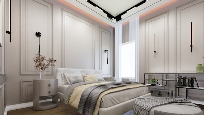 create your home interior design with realistic 3d rendering