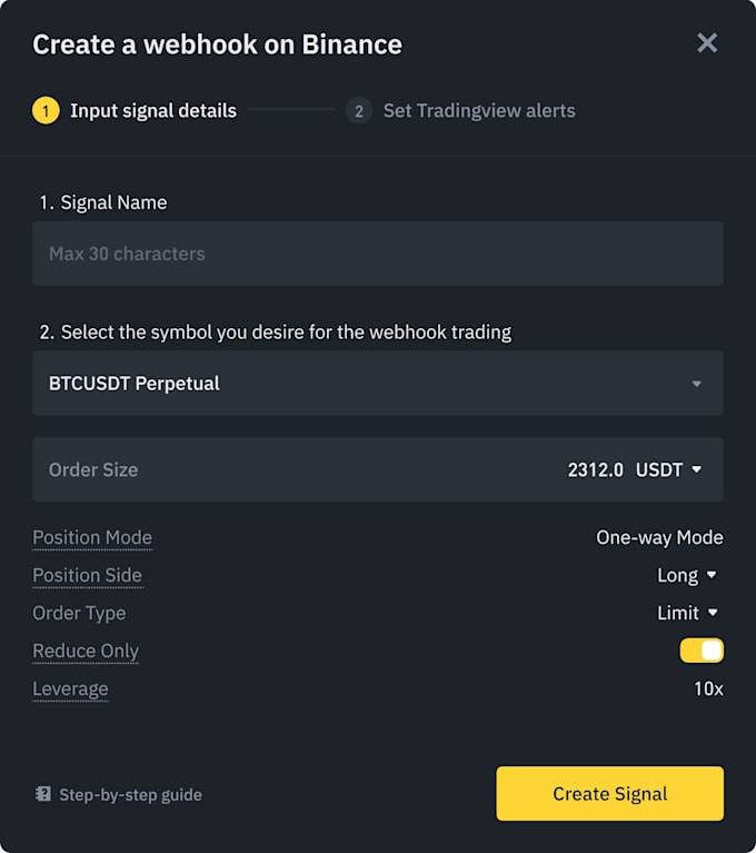 code your bot tradingview pinescripte to binance metatrader, tradovate, 3commas