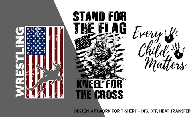 artwork design for custom dtg, dtf t shirt printing