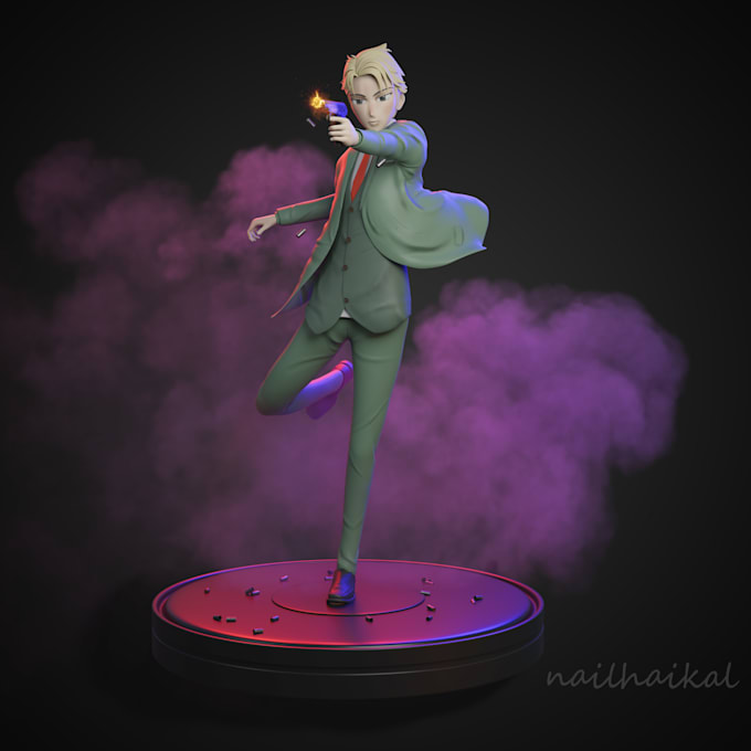 make 3d printable character model