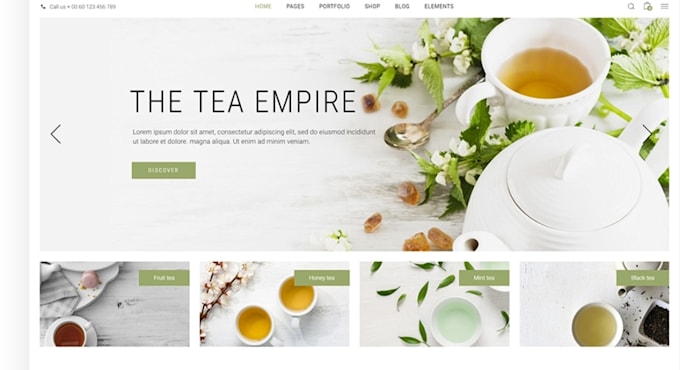 do tea shob buniess website