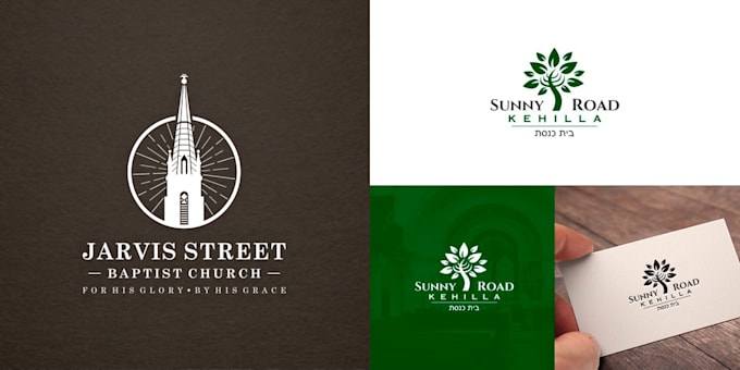 design modern and unique church religious or ministry logo