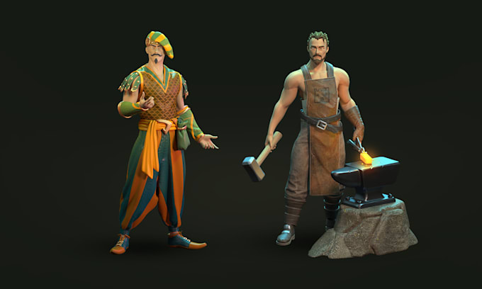 create a high quality characters for your game