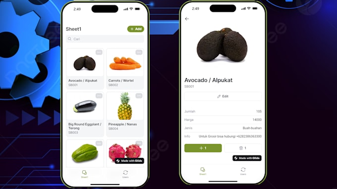 do convert mobile app using glide