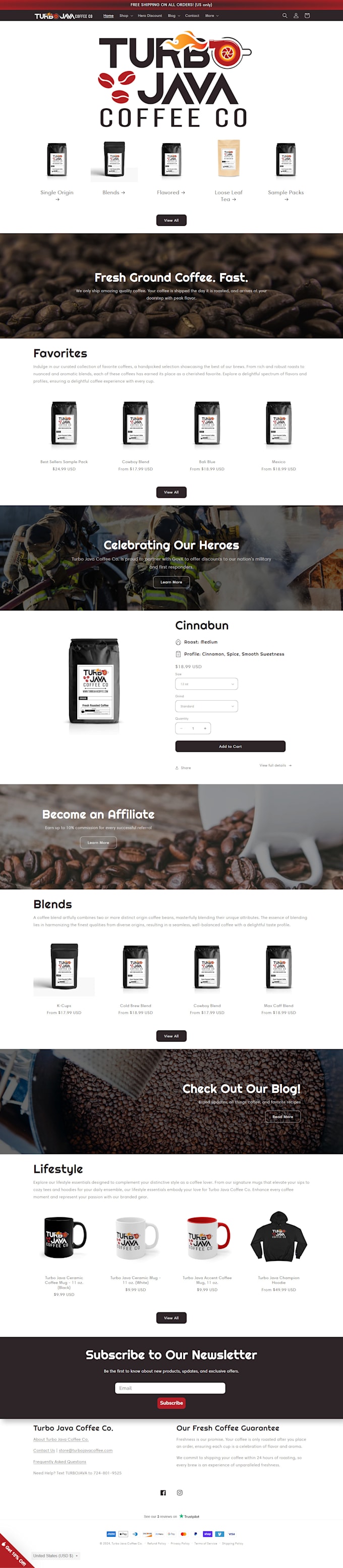 I will build private label coffee dropshipping brand website, coffee shopify store - Image 2